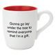 I'm a Gift That's All Holiday Mug Size 4.25in H, 16 oz Pack of 4