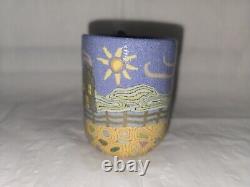 Jane Peiser pottery cup house and sun landscape