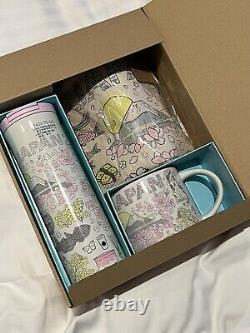 Japan Limited STARBUCKS BEEN THERE SERIES Spring Set Mug Cup, Bottle, Tote Bag