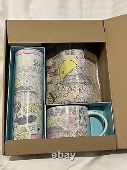 Japan Limited STARBUCKS BEEN THERE SERIES Spring Set Mug Cup, Bottle, Tote Bag