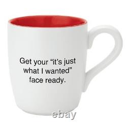 Just What I Wanted That's All Holiday Mug Size 4.25in H, 16 oz Pack of 4