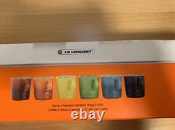 Le Creuset Espresso Mini Mug 100ml Rainbow Set of 6 Stoneware