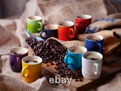 Le Creuset Espresso Mini Mug 100ml Rainbow Set of 6 Stoneware