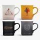 Le Creuset Harry Potter MAGICAL MUG Cup Stoneware SET of 4