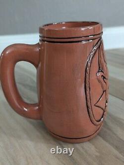 Limited Addition Vintage Ceramic Mug by the late Artist Willard Stone #176/1300