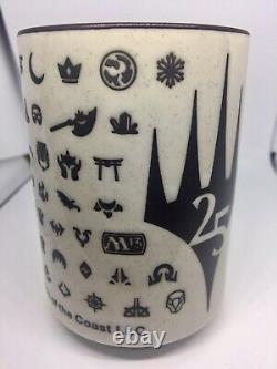 MAGIC THE GATHERING 25th ANNIVERSARY CERAMIC TEA-CUP, 2018 MTG, AUTHENTIC & RARE