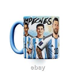 MESSI Mug Qatar 2022 Argentina ORIGINAL Licensed AFA LOT of 4