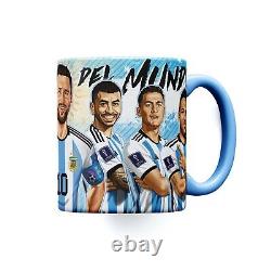 MESSI Mug Qatar 2022 Argentina ORIGINAL Licensed AFA LOT of 4