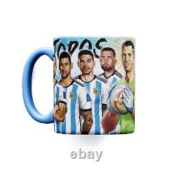 MESSI Mug Qatar 2022 Argentina ORIGINAL Licensed AFA LOT of 4