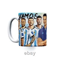 MESSI Mug Qatar 2022 Argentina ORIGINAL Licensed AFA LOT of 4