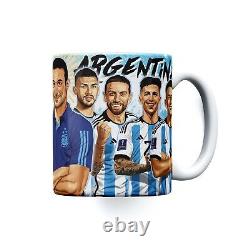 MESSI Mug Qatar 2022 Argentina ORIGINAL Licensed AFA LOT of 4