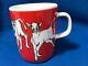 MINT! Marimekko OIVA ILTAVILLI Cow Mug Coffee Cup 250ml Red F/S