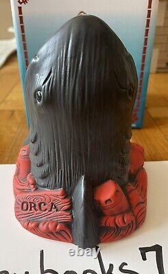 MONDO Jaws Tiki Mug Cup Get Out of the Water Variant Red Black Ceramic 26 OZ