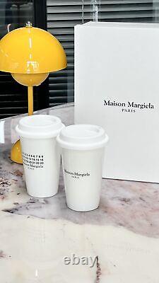 Maison Margiela White Ceramic Mug Coffee Cups Set of 2