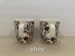 Marimekko OIVA LETTO Coffee Cup Mug Set Of 2