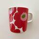 Marimekko UNIKKO Coffee Cup Mug 50th Anniversary Flower Red 250ml