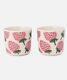 Marimekko Unikko Coffee Cup Set (No Handle) Mansikka Japan Limited Version