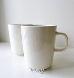 Marimekko Unikko pair mug white 250ml 3.7 inch 1