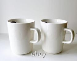 Marimekko Unikko pair mug white 250ml 3.7 inch 1