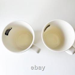 Marimekko Unikko pair mug white 250ml 3.7 inch 1