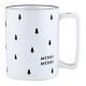 Merry Merry Holiday Beautiful Organic Mug Pack of 4 Size 16 oz 4.5 in H