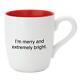 Merry and Extremely Bright That's All Holiday Mug Size 4.25in H 16 oz Pack of 4