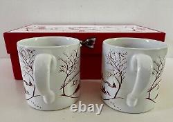 NEW JULISKA Country Estate Mug Winter Frolic Ruby Red 12 Oz Set of 4