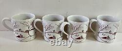 NEW JULISKA Country Estate Mug Winter Frolic Ruby Red 12 Oz Set of 4