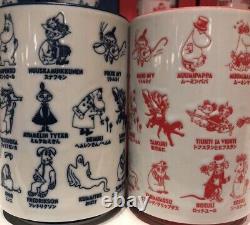 NEW! RARE! MOOMIN Japanese style Mug Cup YUNOMI of Sushi SET of 2 colors! F/S