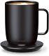 New Ember 2 14 oz Black Temperature Control Smart Heated Mug 80 Minute Battery