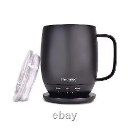 Nextmug Temperature-Controlled, Self-Heating Coffee Mug (Black 14 oz.)