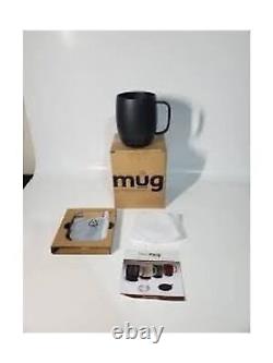 Nextmug Temperature-Controlled, Self-Heating Coffee Mug (Black 14 oz.)