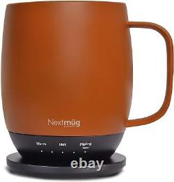 Nextmug Temperature-Controlled, Self-Heating Coffee Mug (Spice 14 oz.)