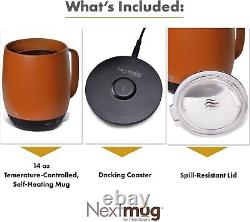 Nextmug Temperature-Controlled, Self-Heating Coffee Mug (Spice 14 oz.)