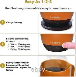 Nextmug Temperature-Controlled, Self-Heating Coffee Mug (Spice 14 oz.)