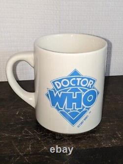 PBS Vintage 1987 Dr Doctor Who Disappearing Tardis Coffee Mug Cup Heat Sensitive