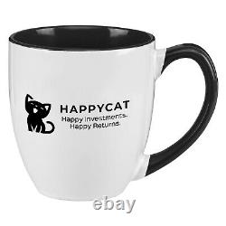 Personalized 16 oz. Two-Tone Ceramic Bistro Mug Printed with your Logo + Text