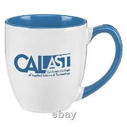 Personalized 16 oz. Two-Tone Ceramic Bistro Mug Printed with your Logo + Text