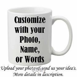 Personalized Coffee Mug Custom Photo Text Logo Name Printed Gift Ceramic Cup