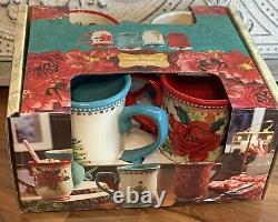 Pioneer Woman Christmas Special Ed Holiday Medley Mug Set RARE VHTF