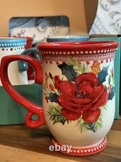 Pioneer Woman Christmas Special Ed Holiday Medley Mug Set RARE VHTF