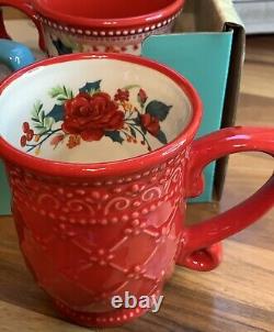 Pioneer Woman Christmas Special Ed Holiday Medley Mug Set RARE VHTF