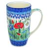 Polish Pottery Latte Mug Ceramika Artystyczna Polish Fields UNIKAT