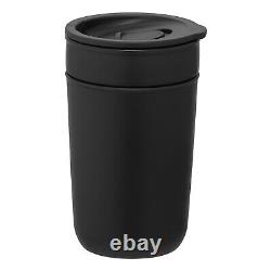 Promotional Danube 12 oz. Ceramic Tumbler with Recycled Plastic Exterior & Lid