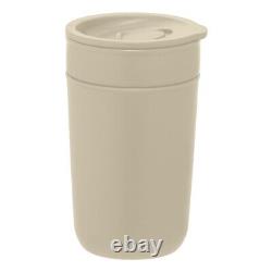 Promotional Danube 12 oz. Ceramic Tumbler with Recycled Plastic Exterior & Lid