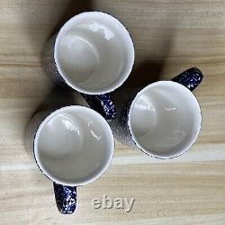 Queen's Calico Blue Mug 5776462 Set Of (3) Three