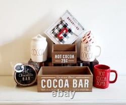 RAE DUNN Canister Hot Cocoa Bomb Mugs TARGET Bullseye Cocoa Bar Display Set Lot