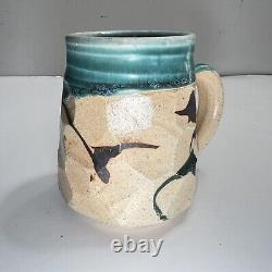 RARE Cynthia Bringle Pottery 4 Inch Abstract Mug Signed