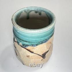 RARE Cynthia Bringle Pottery 4 Inch Abstract Mug Signed