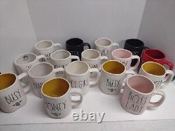 Rae Dunn Coffee Mug Cup Lot Of 16